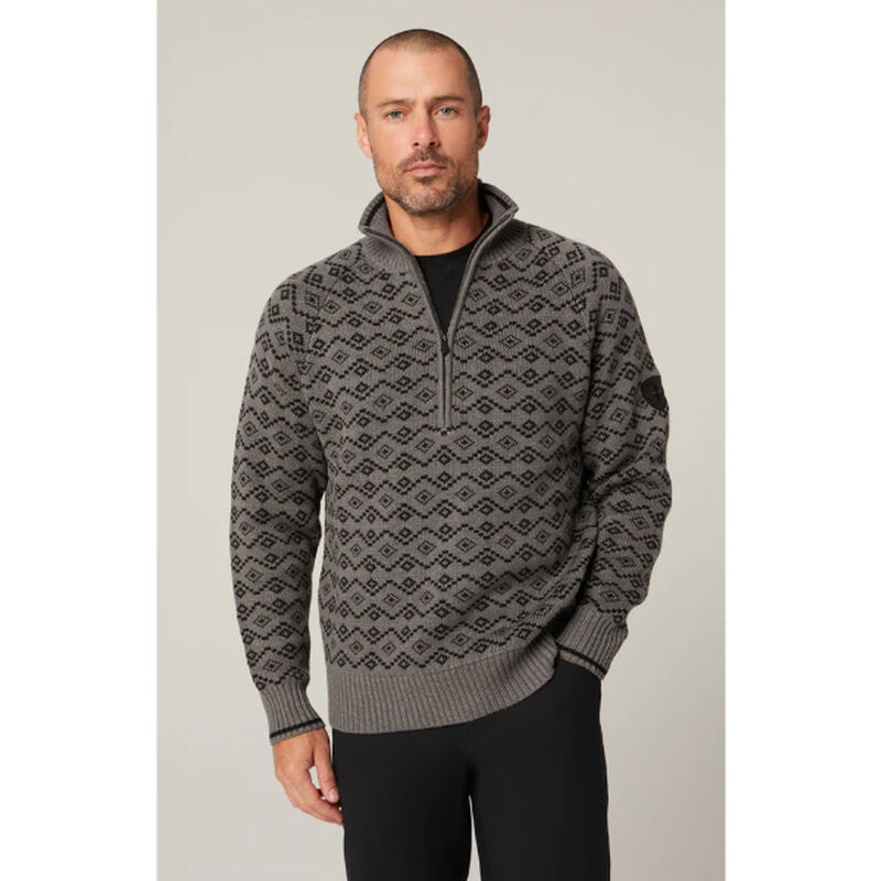 Alp N Rock Leo Fairisle 1/2 Zip Sweater Mens image number 0